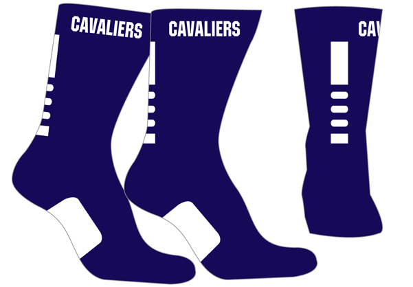 Cavs Game Day Socks